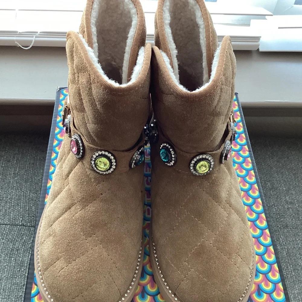 Kurt Geiger London Kids' Mini Orson Bootie (Big Kid), size 5